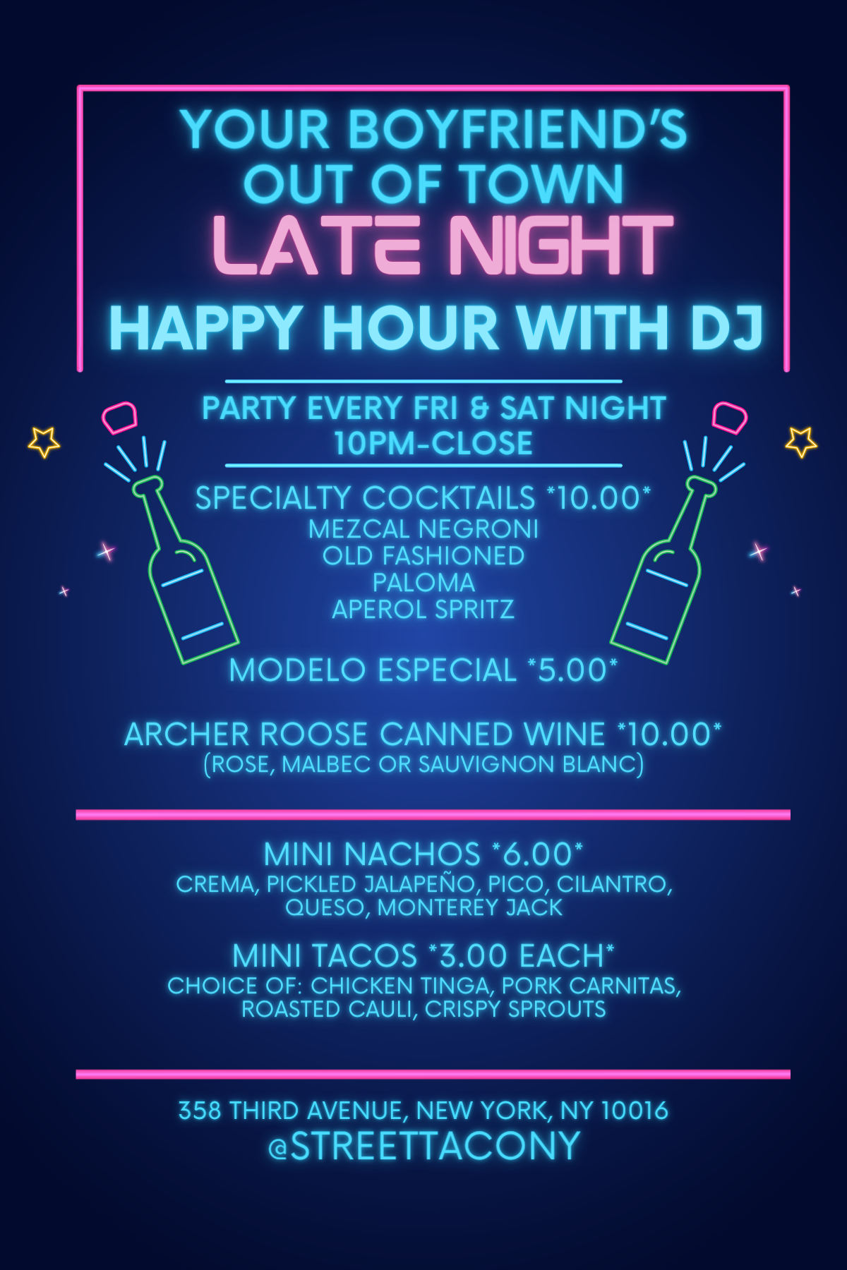 Gramercy Street Taco tacos, margaritas and cocktails